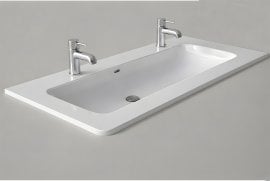 Aqua Rodos - Nadgradni umivaonik Malmo 120 Two Tap Holes