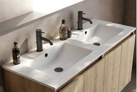 Aqua Rodos - Nadpultni umivaonik Flat 140 Double