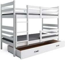BMS Group - Krevet na kat Eryk s ladicom - 90x200 cm - bijela