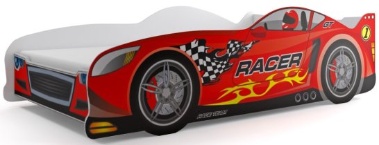 BMS Group - Dječji krevet Cars - 80x160 cm - crvena