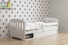 Dječji krevet Classic-1 - 80x160 cm - bijela-bijela