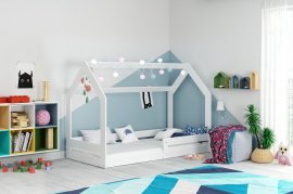 Dječji krevet Domek-1 - 80x160 cm - bijela