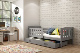 Dječji krevet Kubus - 80x190 cm - graphite/graphite