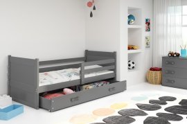 BMS Group - Dječji krevet Rico - 80x190 cm - graphite/graphite