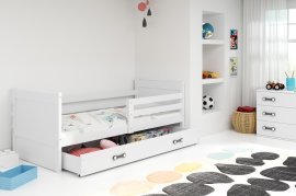 Dječji krevet Rico - 90x200 cm - bijela/bijela