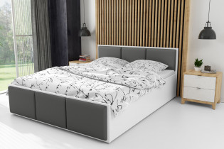 BMS Group - Tapecirani krevet Panamax  - 140x200 cm - bijela