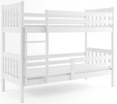 BMS Group - Krevet na kat Carino bez ladice - 90x200 cm - bijela/bijela
