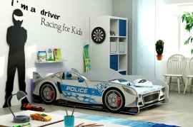 Dječji krevet Cars - 80x160 cm - siva