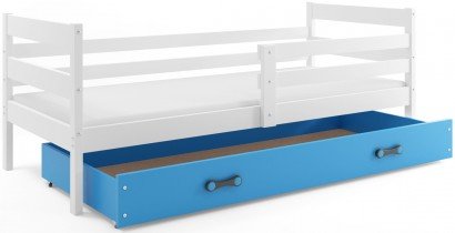 BMS Group - Dječji krevet Eryk - 80x190 cm - bijela/plava
