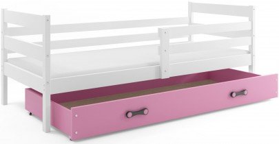 BMS Group - Dječji krevet Eryk - 90x200 cm - bijela/roza
