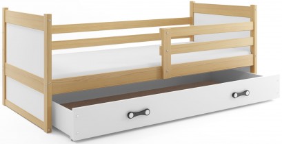 BMS Group - Dječji krevet Rico - 90x200 cm - borovina/bijela