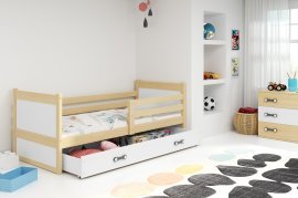 Dječji krevet Rico - 90x200 cm - borovina/bijela