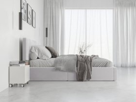 BMS Group - Krevet s funkcijom podizanja Hilton 2 - 160x200 cm - siva