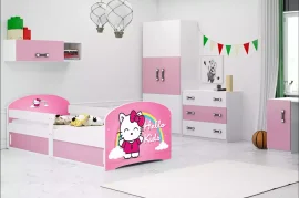 Dječji krevet Luki-1 - 80x160 cm - bijela/Hello kids