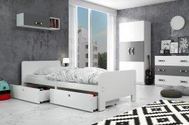 BMS Group - Dječji krevet Arek - 80x200 cm - bijela/bijela
