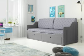 Krevet transformer Grand - 80x200 ili 160x200 cm - grafit