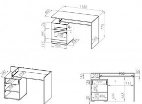 ML Meble - Radni stol Blanco 11
