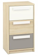 Komoda Drop 11 - metalik siva