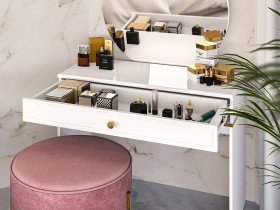 ML Meble - Toaletni stol za šminkanje Goldin 10
