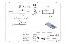 Miraggio - Umivaonik Genius 1250 desni