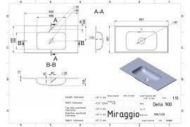 Miraggio - Umivaonik Della 900