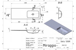 Miraggio - Umivaonik Della 1200 R