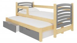 ADRK Furniture - Krevet Avila 75x180 cm s dodatnim ležajem - Joha