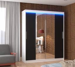 ADRK Furniture - Ormar s kliznim vratima Dallas - 180 cm