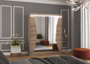 ADRK Furniture - Ormar s kliznim vratima Charlotte - 180 cm