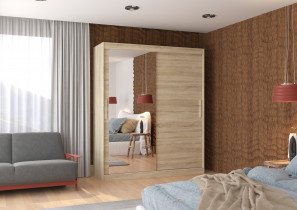 ADRK Furniture - Ormar s kliznim vratima Tom - 180 cm