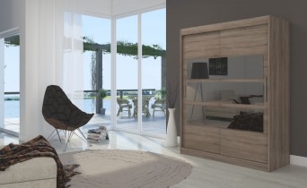 ADRK Furniture - Ormar s kliznim vratima Florento - 150 cm
