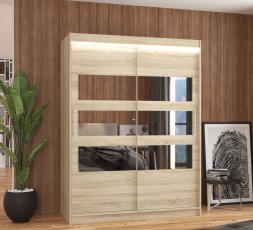 ADRK Furniture - Ormar s kliznim vratima Florento - 150 cm