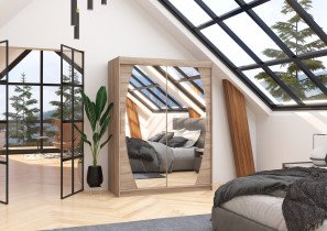 ADRK Furniture - Ormar s kliznim vratima Alen - 150 cm