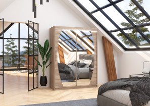 ADRK Furniture - Ormar s kliznim vratima Alen - 150 cm