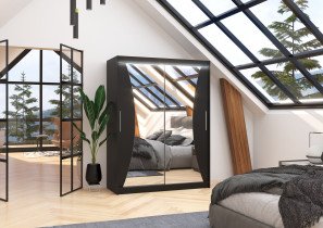 ADRK Furniture - Ormar s kliznim vratima Max - 150 cm