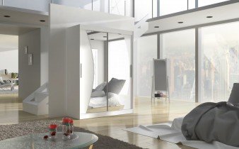 ADRK Furniture - Ormar s kliznim vratima Modesto - 150 cm