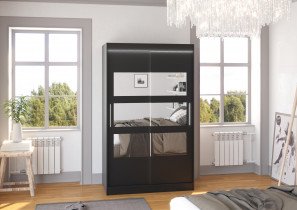 ADRK Furniture - Ormar s kliznim vratima Kolorado - 120 cm