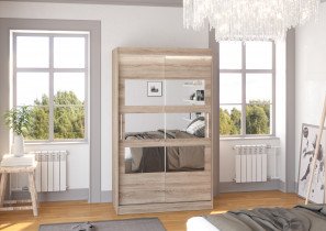 ADRK Furniture - Ormar s kliznim vratima Kolorado - 120 cm