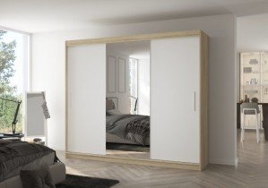 ADRK Furniture - Ormar s kliznim vratima Denis - 250 cm