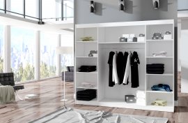 ADRK Furniture - Ormar s kliznim vratima Anton - 250 cm - sonoma hrast