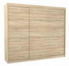 ADRK Furniture - Ormar s kliznim vratima Anton - 250 cm - sonoma hrast