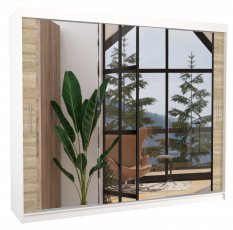 Bijela - hrast sonoma