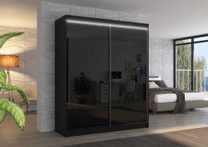 ADRK Furniture - Ormar s kliznim vratima Luna - 180 cm