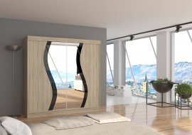 ADRK Furniture - Ormar s kliznim vratima Ventura - 200 cm