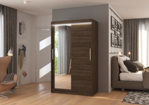 ADRK Furniture - Ormar s kliznim vratima Bario - 120 cm
