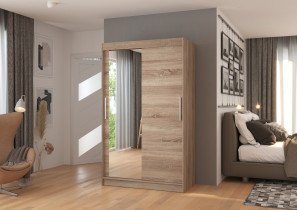 ADRK Furniture - Ormar s kliznim vratima Bario - 120 cm