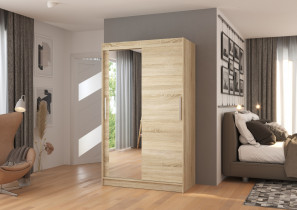 ADRK Furniture - Ormar s kliznim vratima Bario - 120 cm