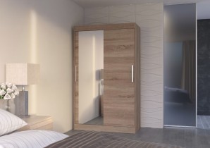 ADRK Furniture - Ormar s kliznim vratima Bario - 120 cm
