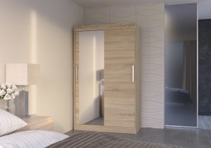 ADRK Furniture - Ormar s kliznim vratima Bario - 120 cm