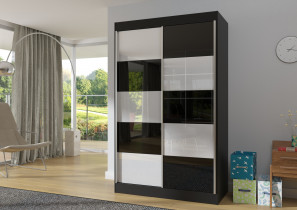 Black+White, black lacobel 